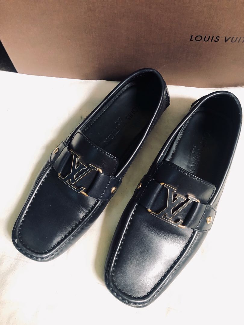 Authentic Louis Vuitton montecarlo driving shoes, Men&#39;s Fashion, Footwear, Formal Shoes on Carousell
