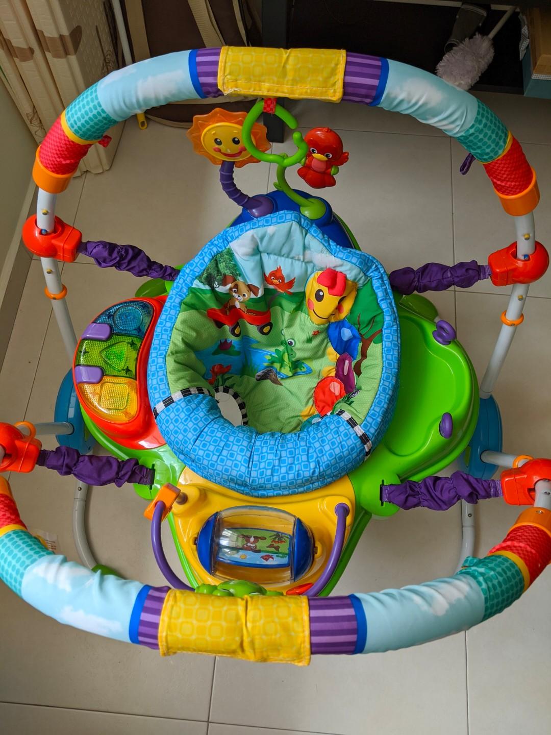 Baby Einstein Neighborhood Friends Activity Jumperoo With Lights And