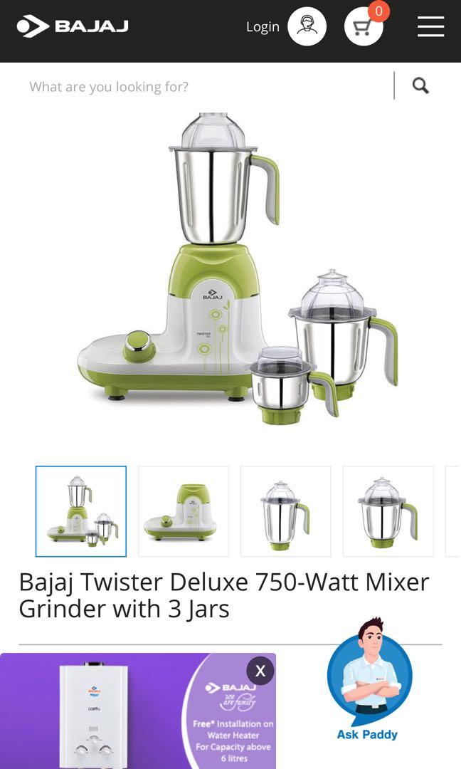 Twister dlx clearance mixer grinder