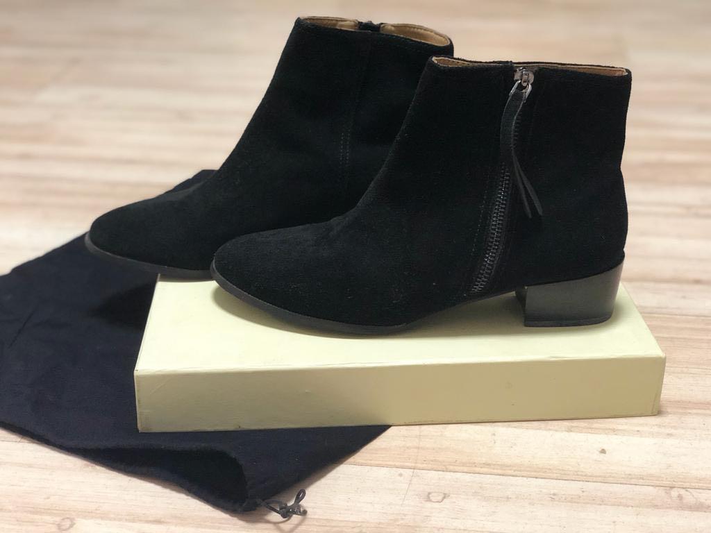 Black suede boots womens Clearance