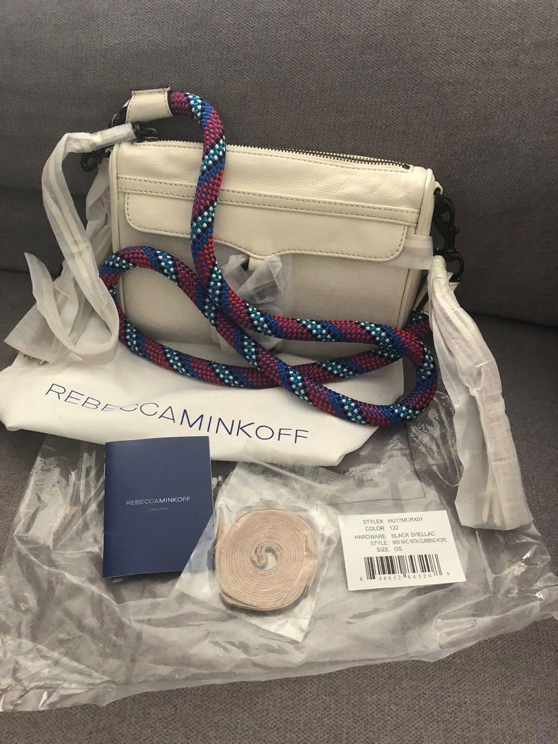 Rebecca minkoff mini clearance mac white