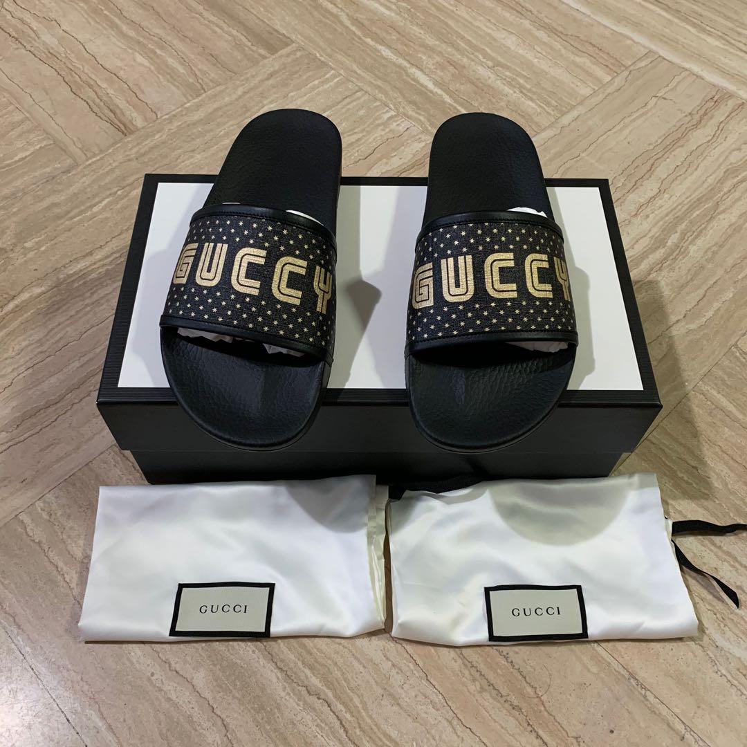 Brand New Gucci Pursuit Slides Men s Fashion Footwear