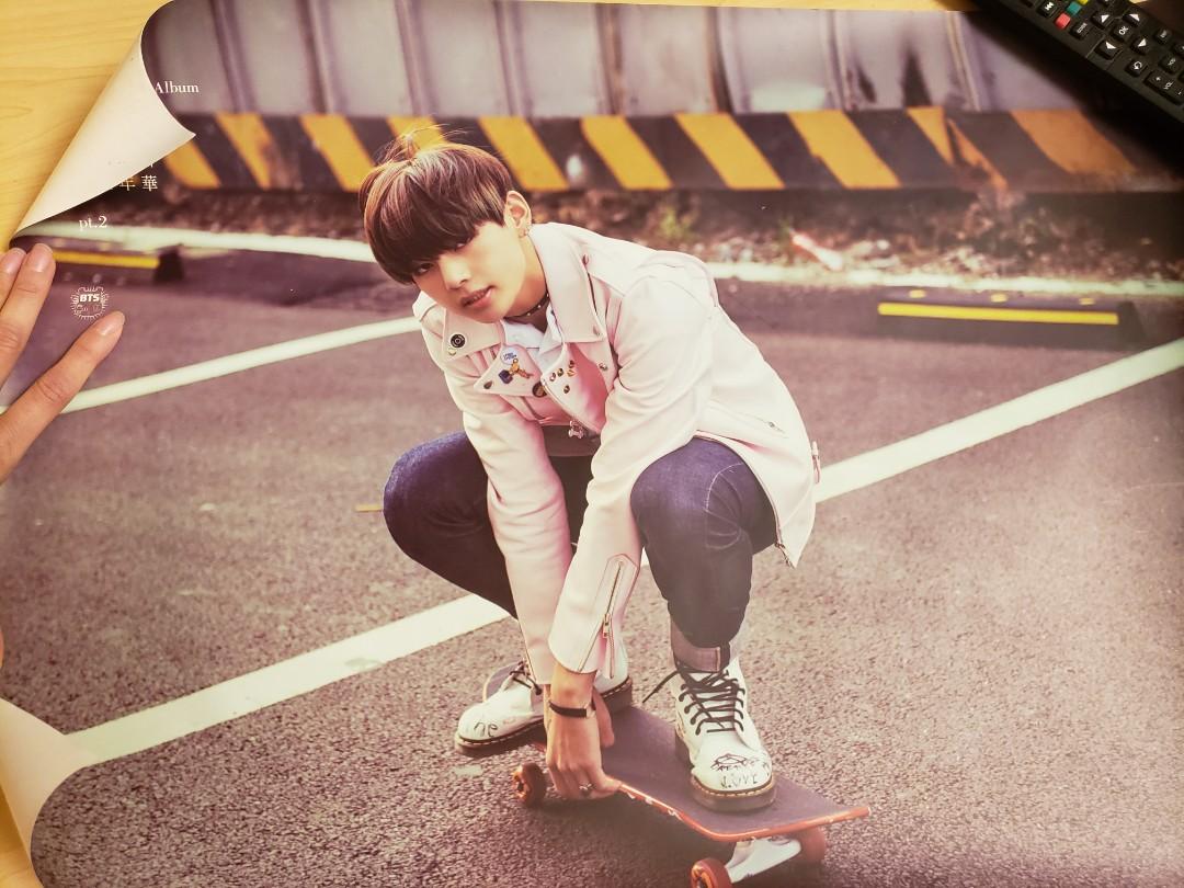 Bts V 花樣年華pt 2 海報poster 興趣及遊戲 古董收藏 韓流 Carousell