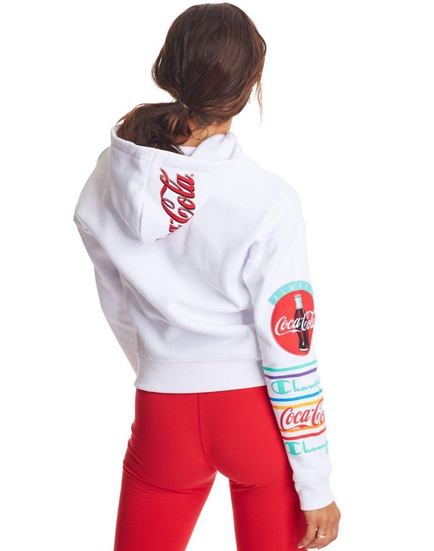 Champion X Coca Cola Reverse Weave Hoodie Women S Fashion Tops Longsleeves On Carousell