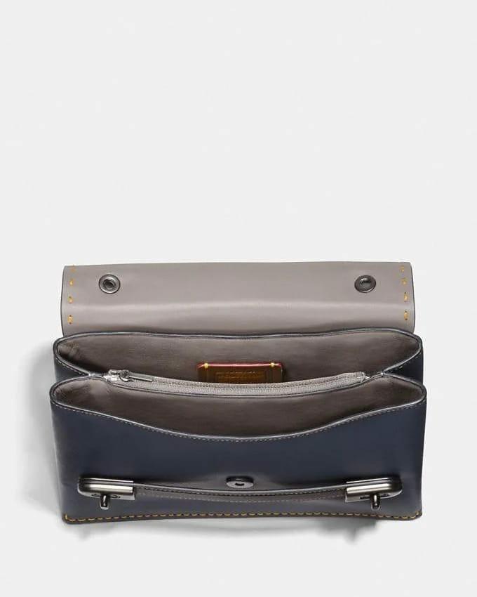 Coach swagger chain sale crossbody in colorblock