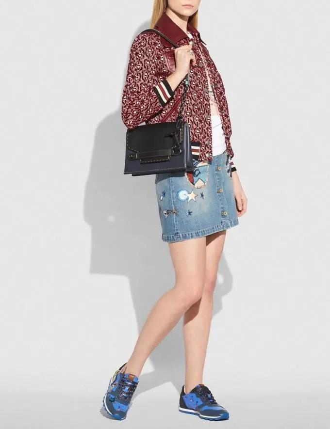 Coach swagger chain clearance crossbody in colorblock