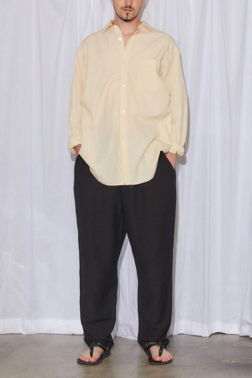 COMOLI SHIRT ECRU 2019 SS 襯衫, 他的時尚, 外套及戶外衣服在