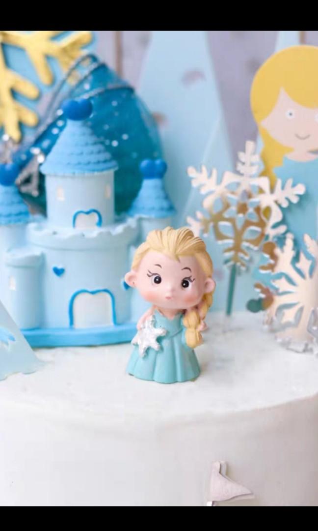 Instock Elsa Cake Topper Set Frozen Frozen 2 Food Drinks