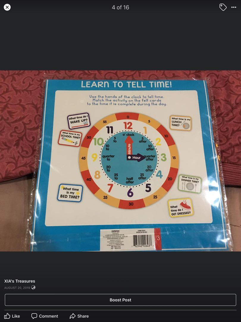 Felt learning activity, Babies & Kids, Infant Playtime on Carousell