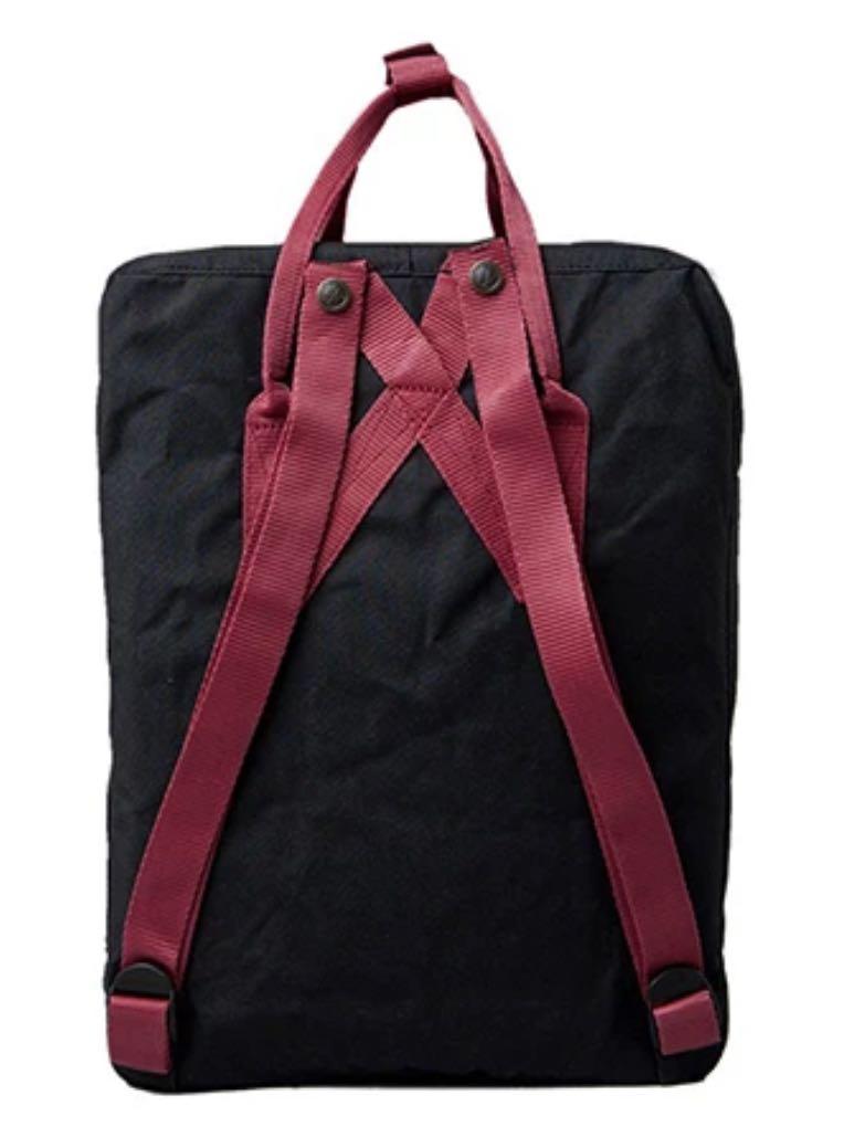 Fjallraven Authentic Kanken Class BlackOx Red Backpack, Women's