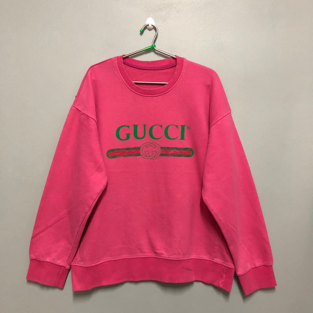 GUCCI Bootleg Sweatshirt, Men's Fashion, Tops & Sets, Hoodies on Carousell