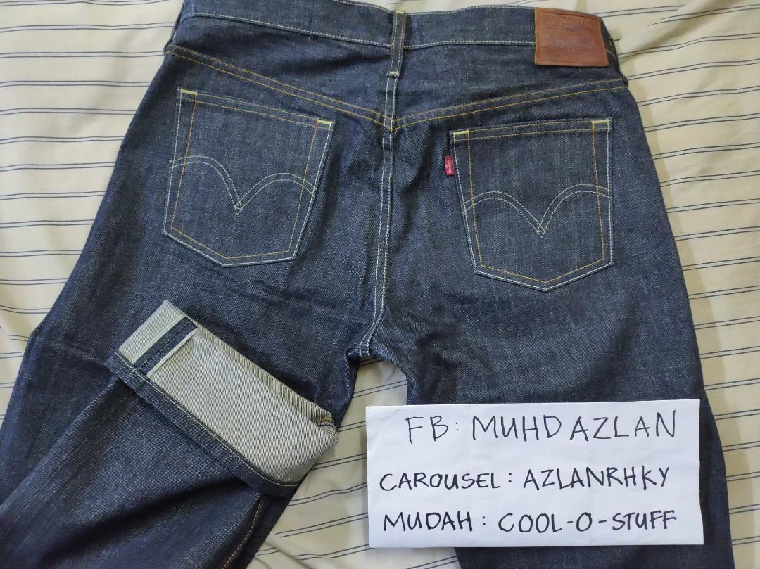 Levi's 501 Capital E Eco Selvedge Jeans W36 L36, Men's Fashion, Coats,  Jackets and Outerwear on Carousell
