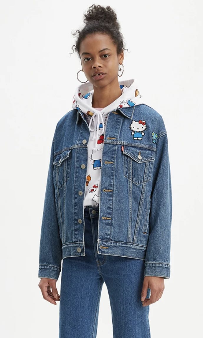 Levis hello kitty jeans top