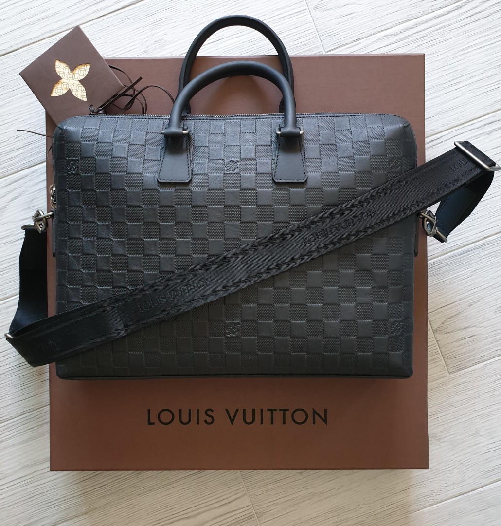 Shop Louis Vuitton Damier Infini Leather Cap by importshopERUMU