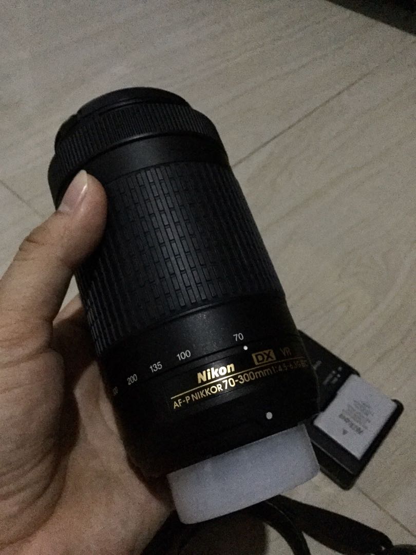 Nikon D5600 with 18-55mm and 70-300mm lens
