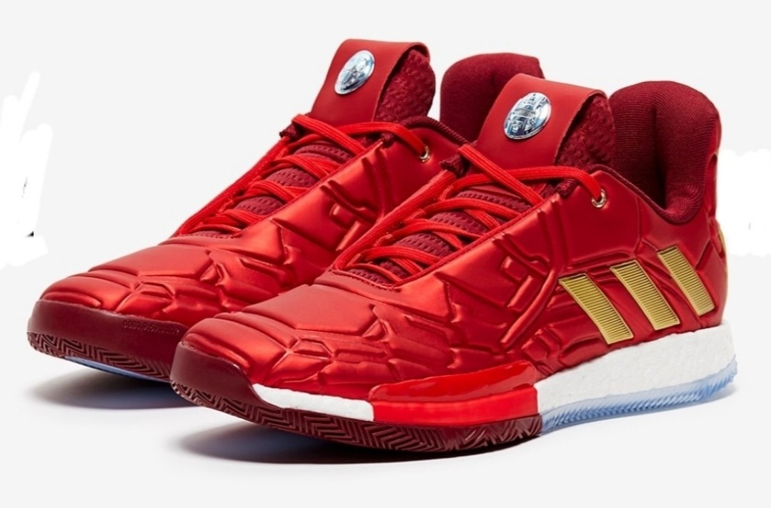 P6 500 Adidas Harden x The Marvel Avengers Adidas Harden Vol. 3 Iron Man Men s Fashion Footwear Sneakers on Carousell