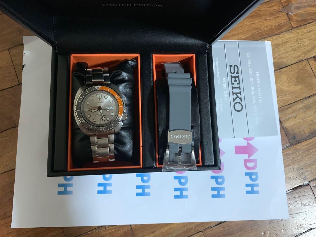 Seiko dawn grey turtle watch, Men's Fashion, Watches & Accessories, Watches  on Carousell