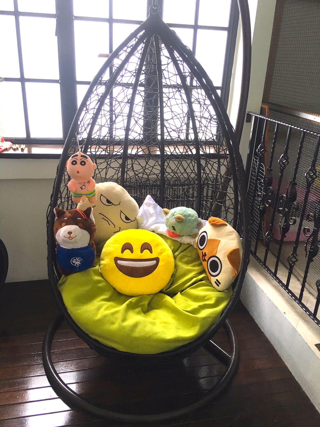 Swinging bird cage chair, Furniture & Home Living, Furniture, Other