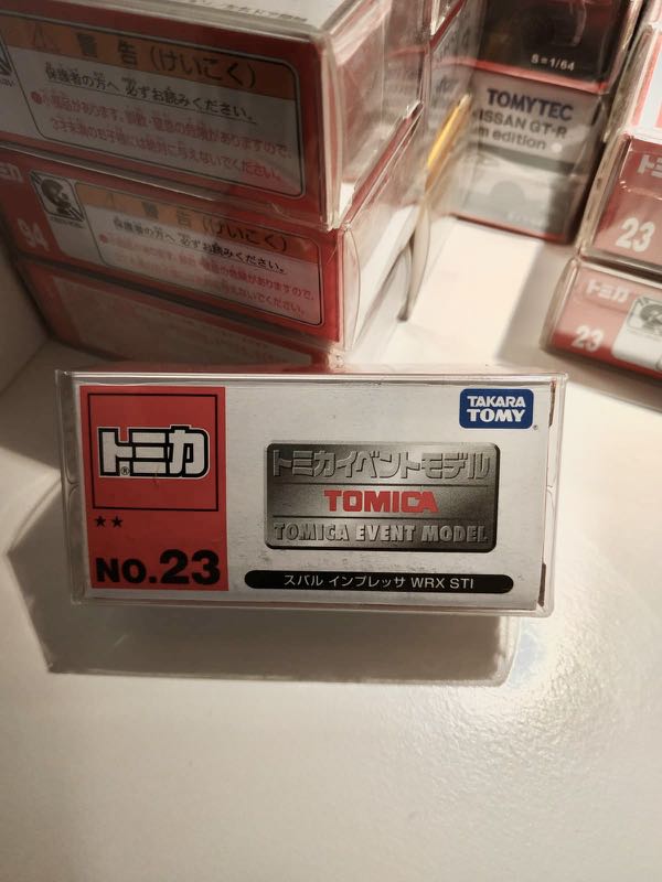 TOMICA EVENT MODEL NO.23 WRX STI, 興趣及遊戲, 玩具 & 遊戲類 - Carousell