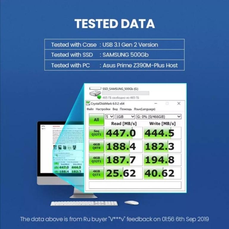 UGREEN USB C 2.5Inch Hard Drive Enclosure with USBC Port, Computers