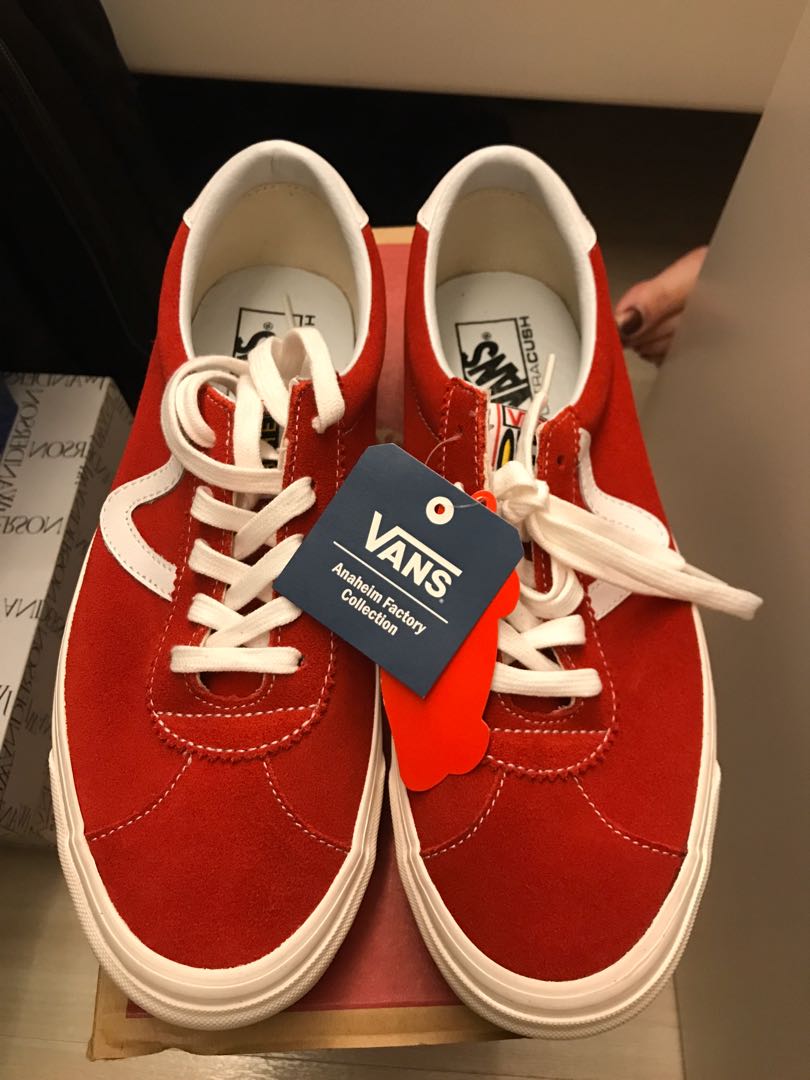 Vans style hot sale 73 dx red