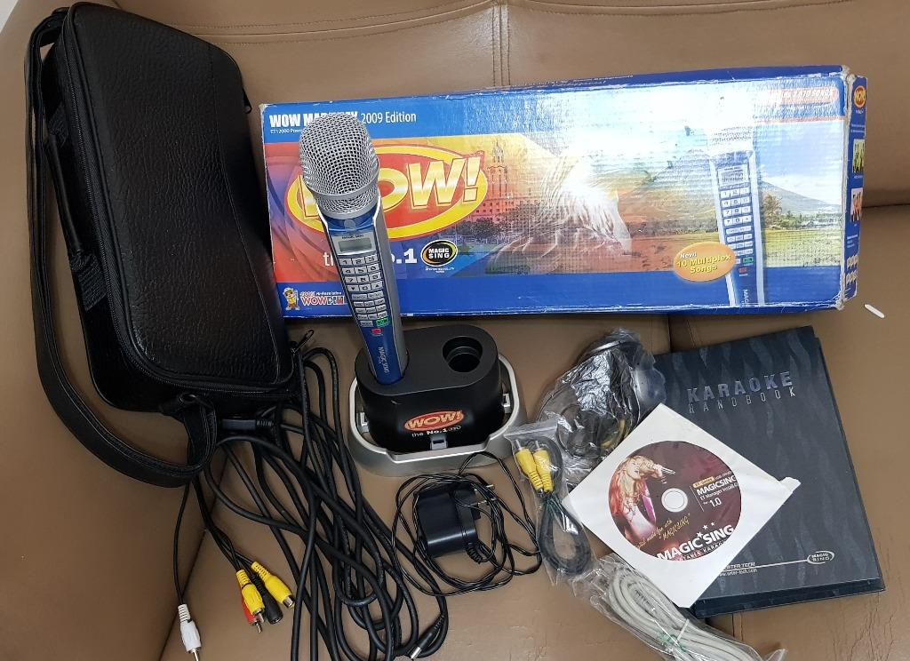 Wow Magic Sing ET12000, easy carry microphone karaoke, Audio