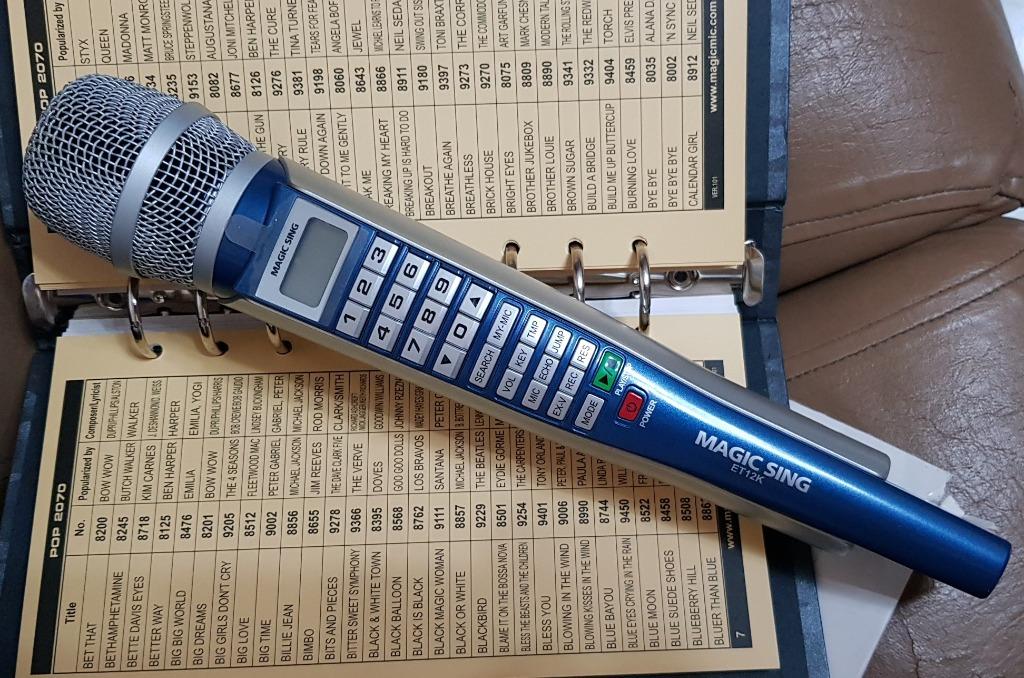 Wow Magic Sing ET12000, easy carry microphone karaoke, Audio