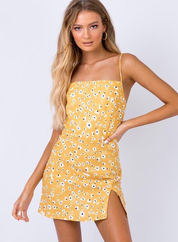 Princess polly hot sale yellow dress