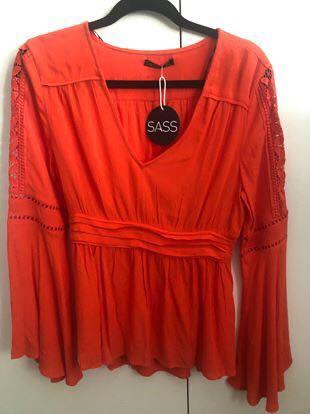Sass boho top size 8 *BNWT*