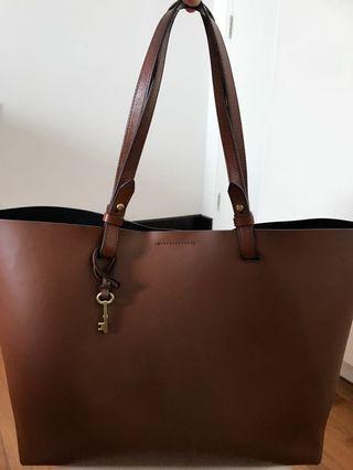 Authentic Fossil tote bag