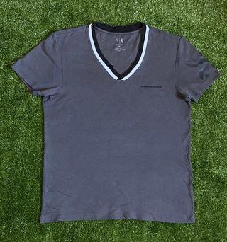 Armani Exchange V Neck Ladies T-Shirt