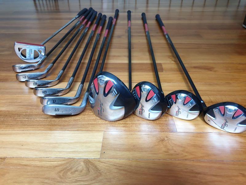 11 piece Jack Nicklaus Golf Clubs for Sale, Sports Equipment, Sports