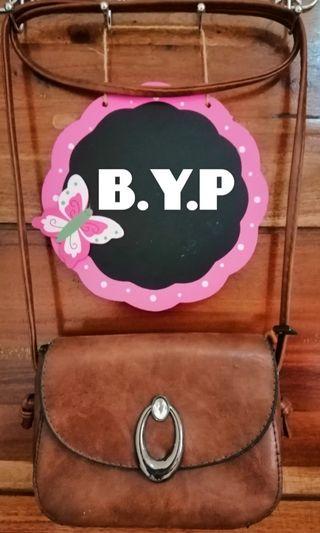 Cute brown sling bag