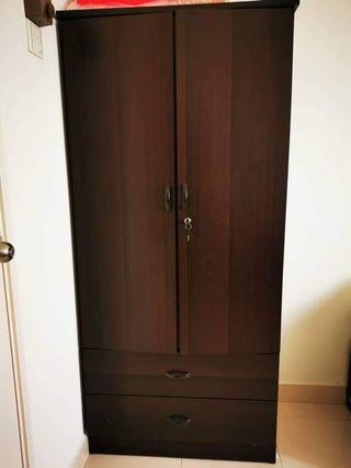 Wardrobe/Almari 2 pintu