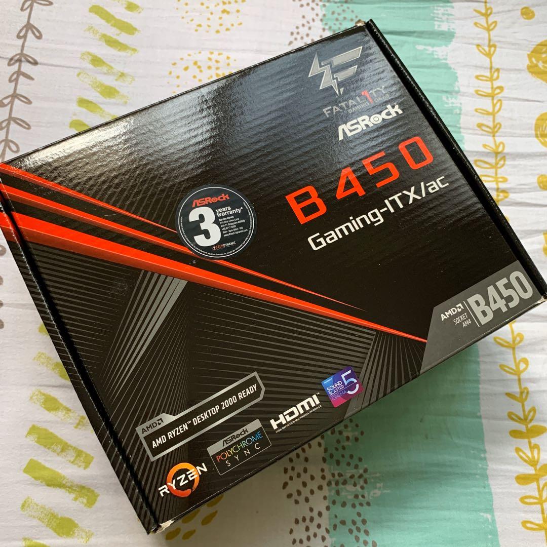 Asrock b450i hot sale