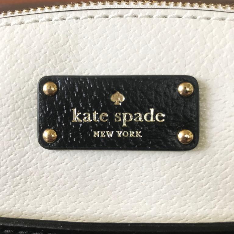 Authentic KATE SPADE Black White Cement Grove Street Millie Small