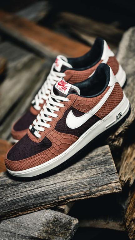 nike air force 1 low red bark