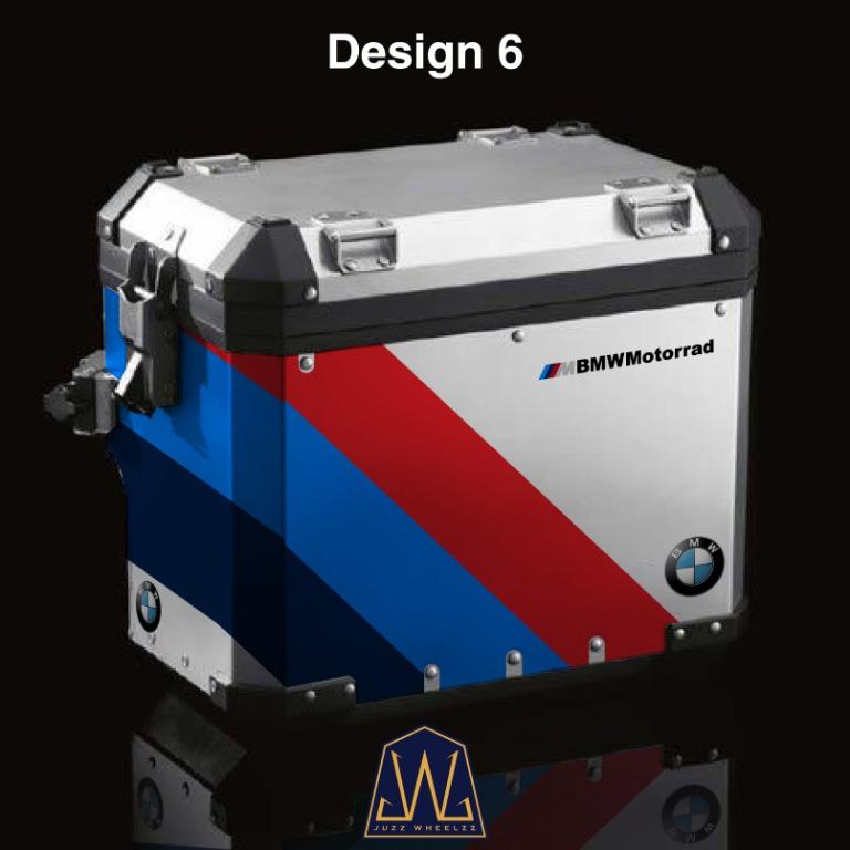 BMW GSA Panniers Full Wrap Graphics, Motorcycles, Motorcycle Accessories on Carousell