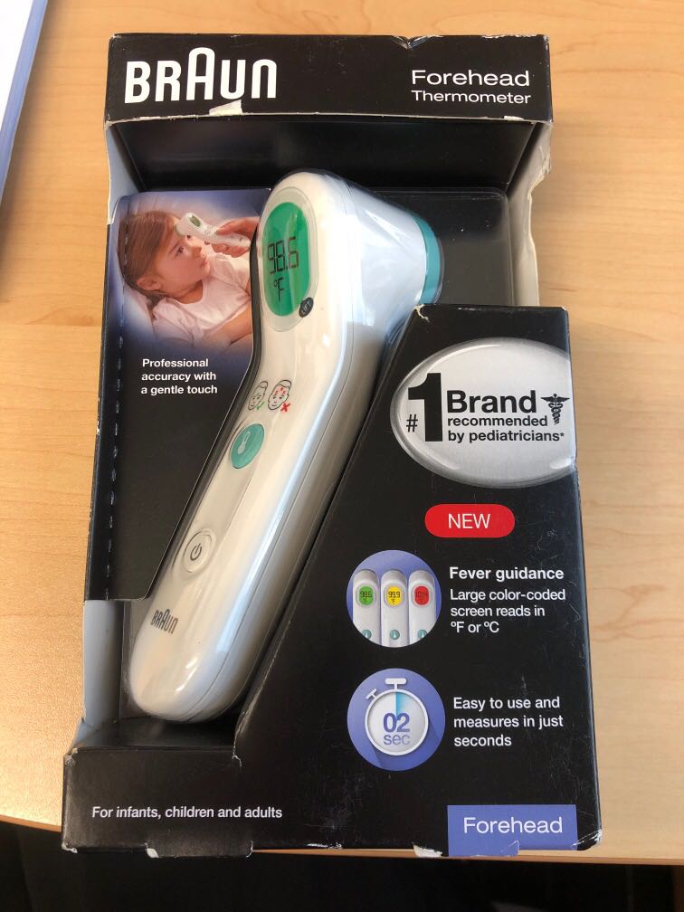Braun Forehead Thermometer, Health & Nutrition, Health Supplements
