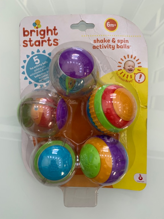 Bright Starts baby rattle balls, Babies & Kids, Infant Playtime on ...