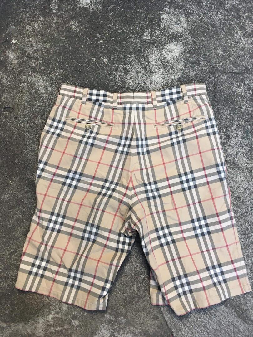 Burberry Plaid shorts, Men's Fashion 