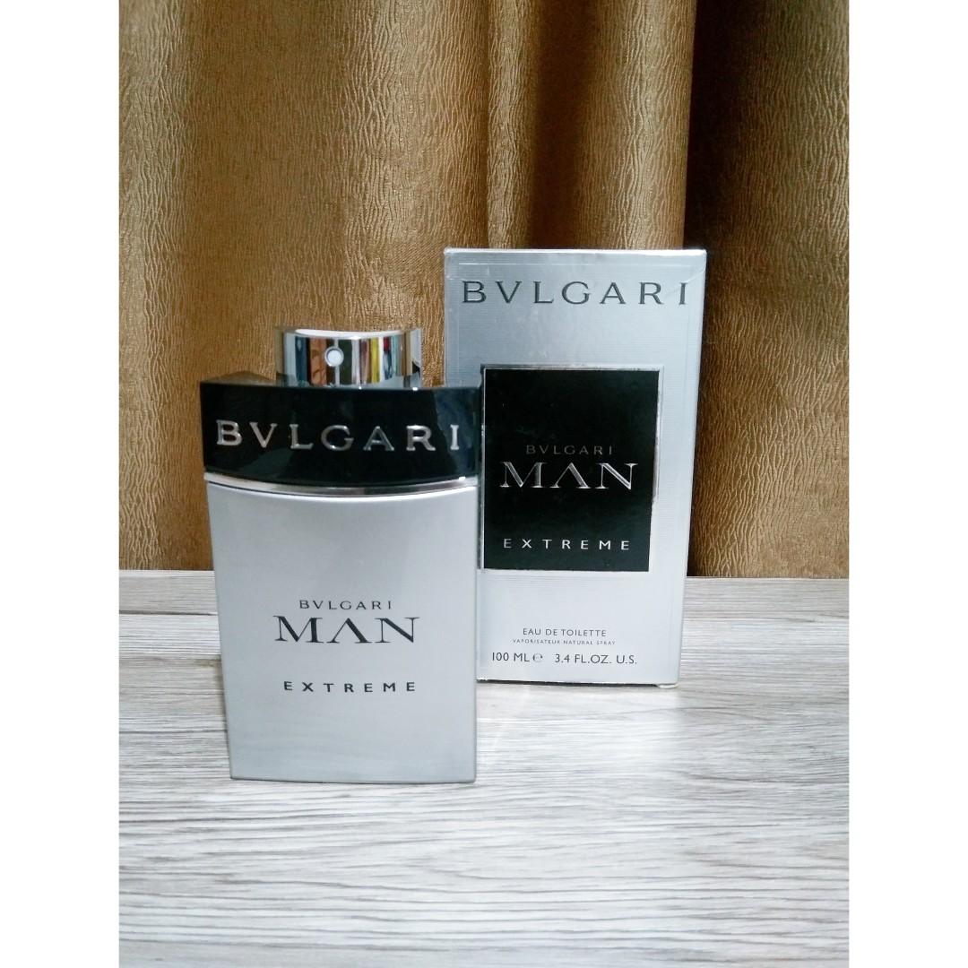 BVLGARI MAN EXTREME Original Botol Parfum Kosong 001 thr2020