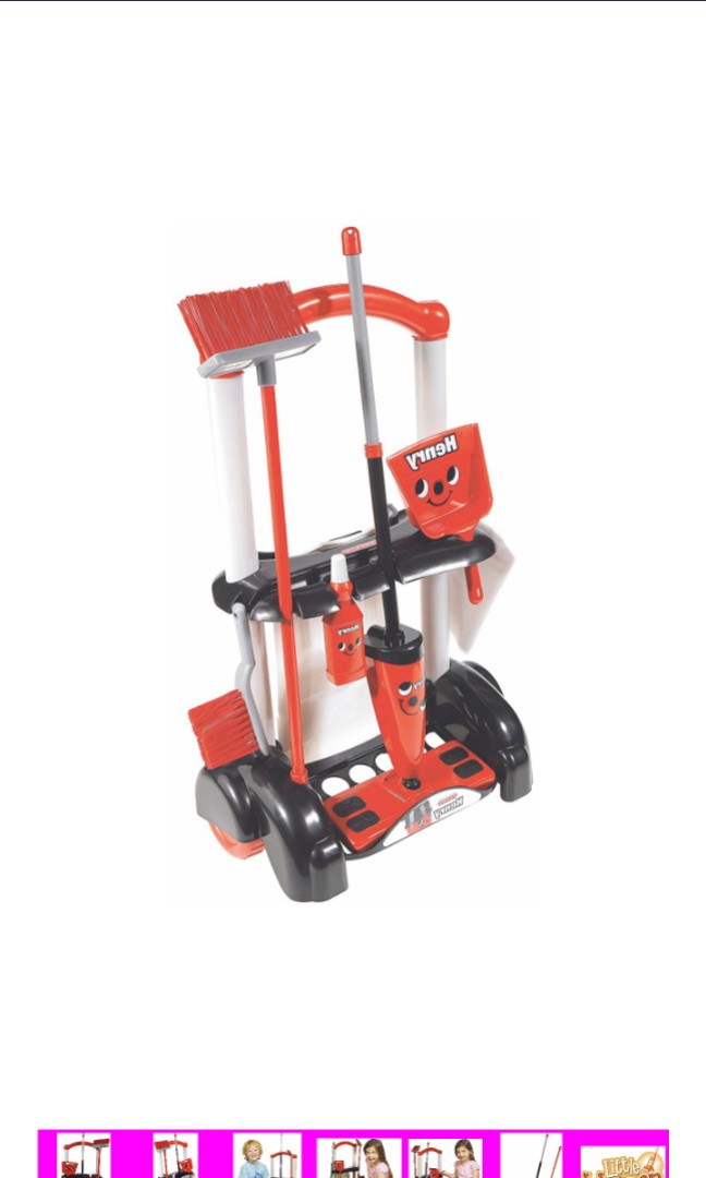 henry hoover toy cleaning trolley