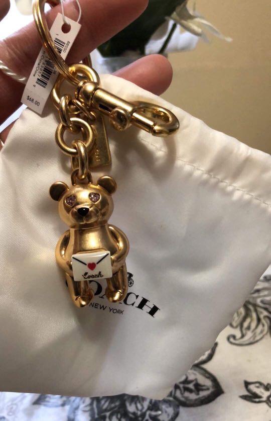 Coach 3D Bear Love Letter Bag Charm Women s Fashion Bags Wallets Purses Pouches on Carousell