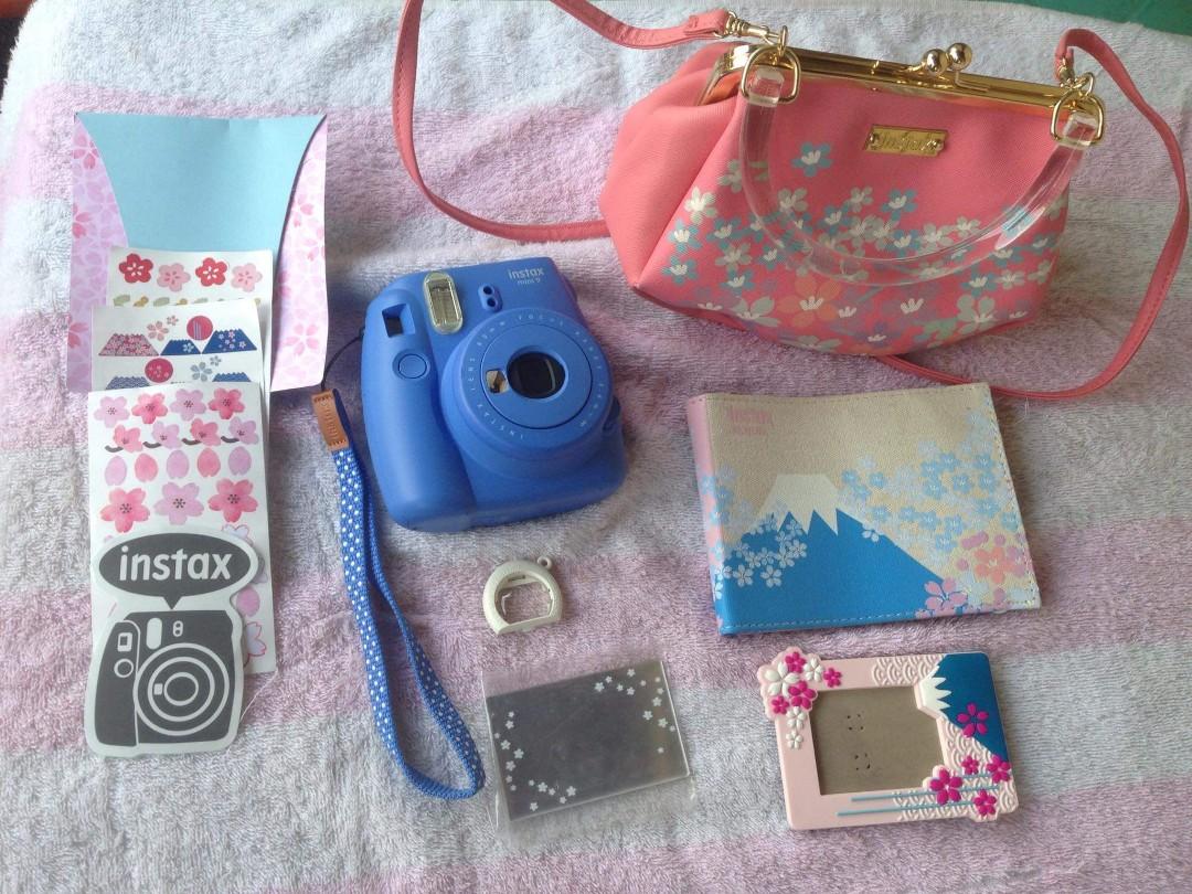 Instax Mini 9 Purple/Blue (Category: Printers, Scanners & Copiers) located in Quezon City. Submitted by magicjaycee (Listing ID 277171705, Image 1). Description: Instax Mini 9 w/ Handbag Attachable Selfie Mirror Small Mirror Photo Album Small size picture frame FREE 10pcs Instax Film 2,900php Negotiable Globe: 09369184648 Or PM.