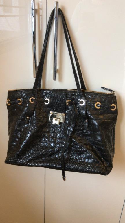jimmy choo crocodile bag