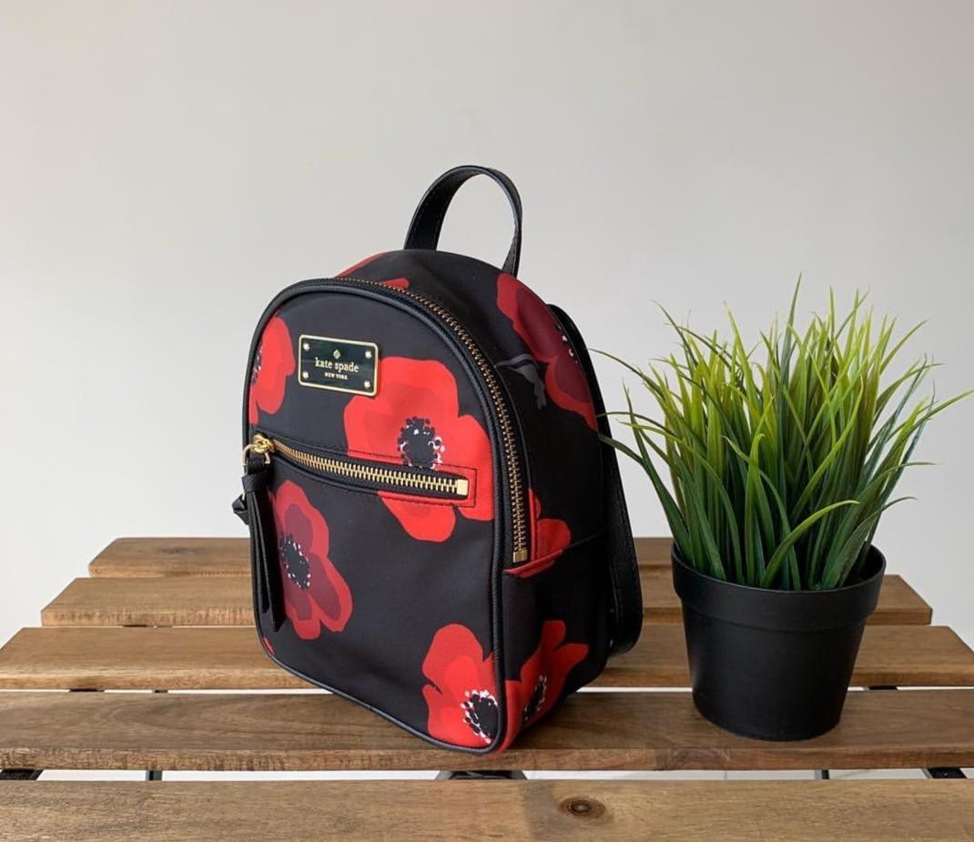 kate spade wilson road poppy backpack