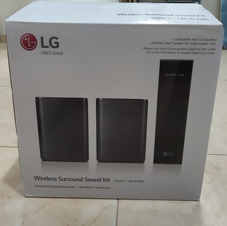 Lg sound bar wireless rear speaker kit sales