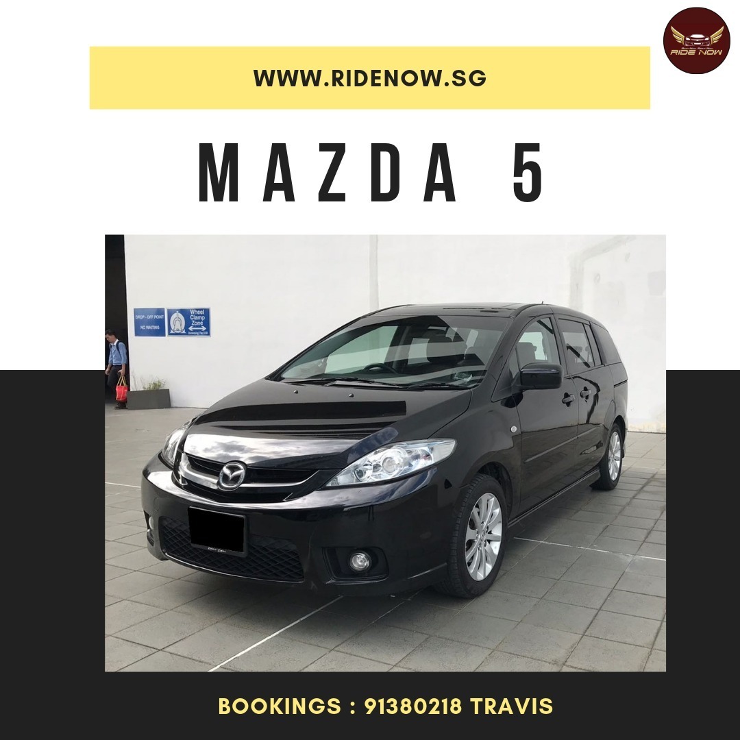 Mazda 5 2 0a Spacious Mpv Perfect For Family P Plate Allowed Cars Car Rental On Carousell