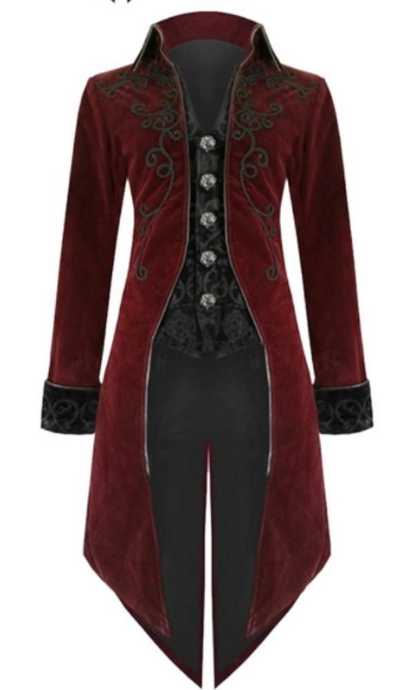 Red coat tail jacket best sale
